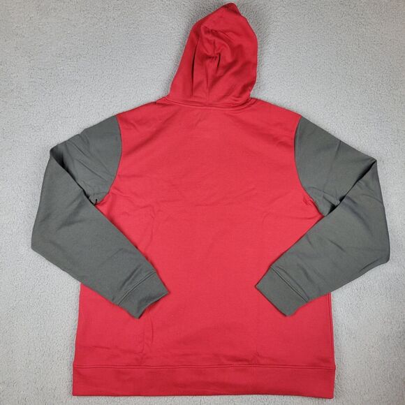 Fanatics Tampa Bay Buccaneers Mens 2XL Sweatshirt Red Fleece Pullover Hoodie NFL - Picture 2 of 14